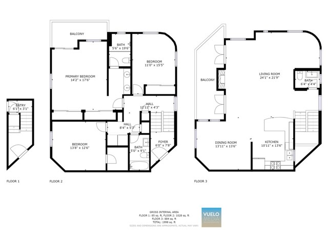 518 11th Street, Hermosa Beach, California 90254, 3 Bedrooms Bedrooms, ,2 BathroomsBathrooms,Residential,Sold,11th,SB21163632