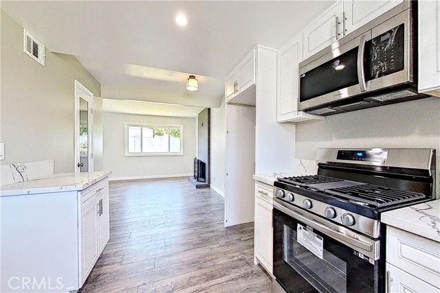 Kitchen to dining area