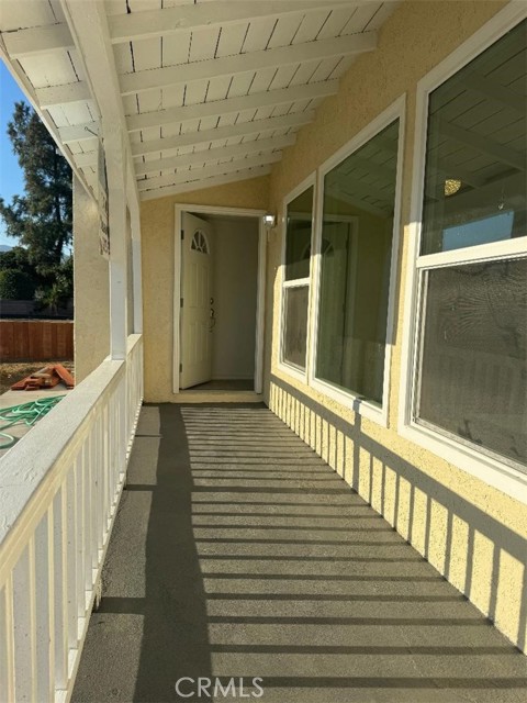 Porch main entrance