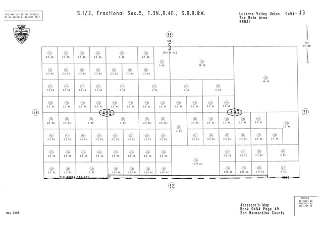 Detail Gallery Image 5 of 5 For 9 Old Woman Springs Rd, Johnson Valley,  CA 92285 - – Beds | – Baths