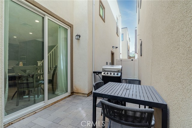 Downstairs patio