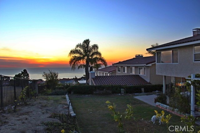 Sunset views from the backyard.