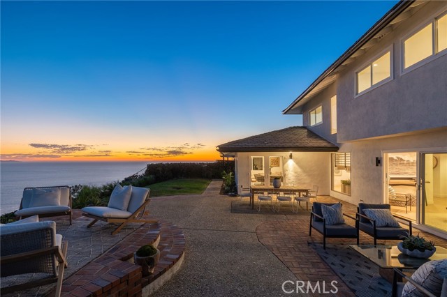 Patio at Sunset