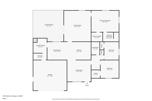Detail Gallery Image 53 of 53 For 15921 Melva, Mojave,  CA 93501 - 3 Beds | 2 Baths