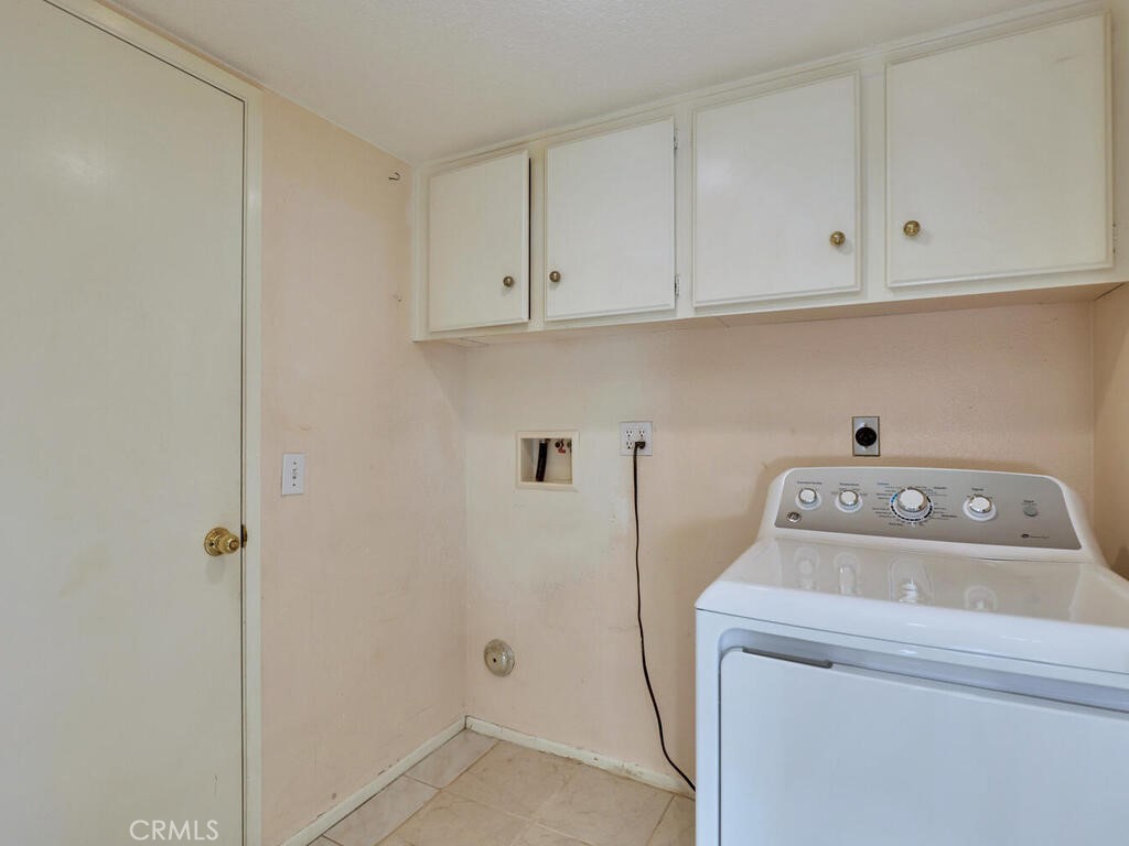Laundry Room and door to garage