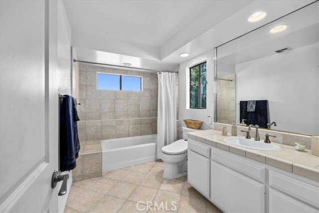 Primary Bathroom with shower and tub.