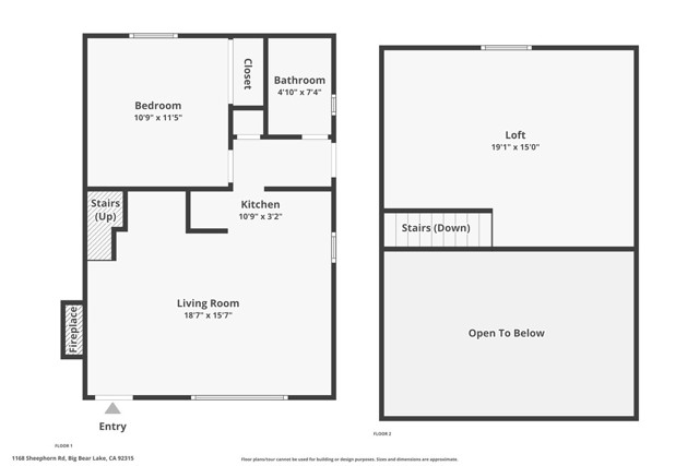 Detail Gallery Image 33 of 35 For 1168 S Sheephorn Rd, Big Bear City,  CA 92314 - 2 Beds | 1 Baths