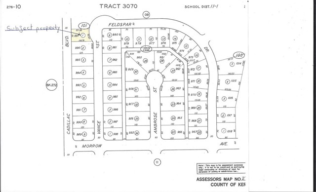 0 Vance & Feldspar, California City, California 93505, ,Land,For Sale,0 Vance & Feldspar,CRMB23141889