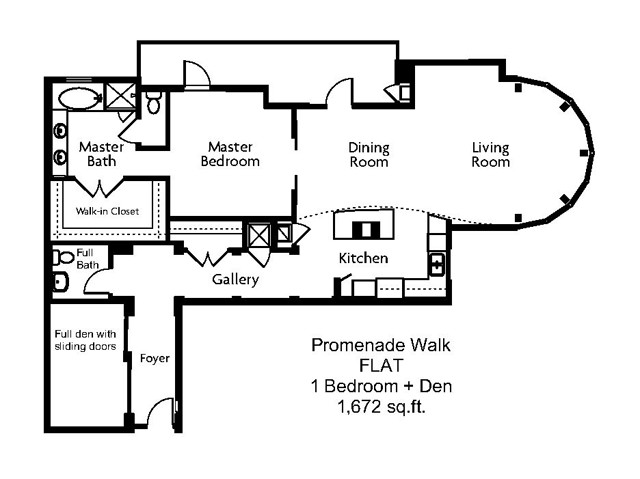 Detail Gallery Image 31 of 31 For 133 N Promenade #428,  Long Beach,  CA 90802 - 1 Beds | 2 Baths