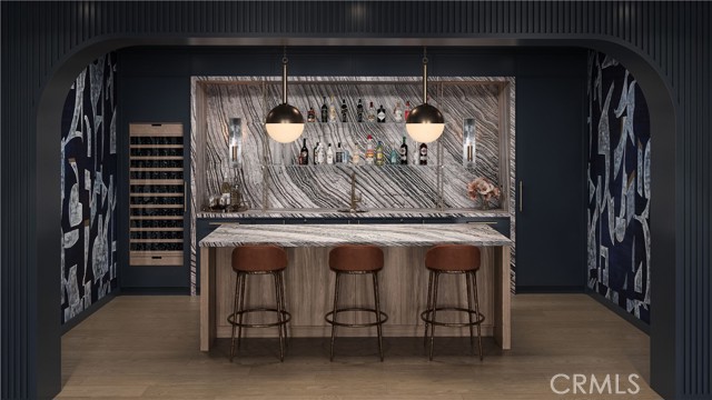 Man Cave Bar Rendering