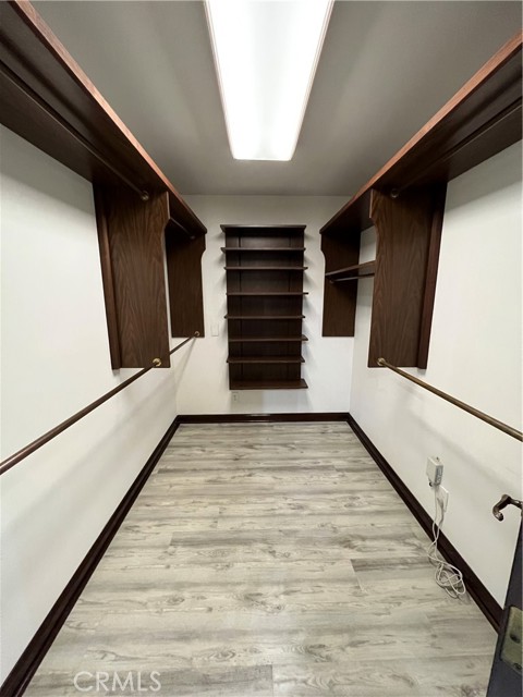 Master walkin closet at master bath