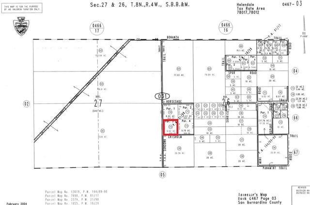 Detail Gallery Image 2 of 3 For 27525 Sundown Trl, Helendale,  CA 92342 - – Beds | – Baths