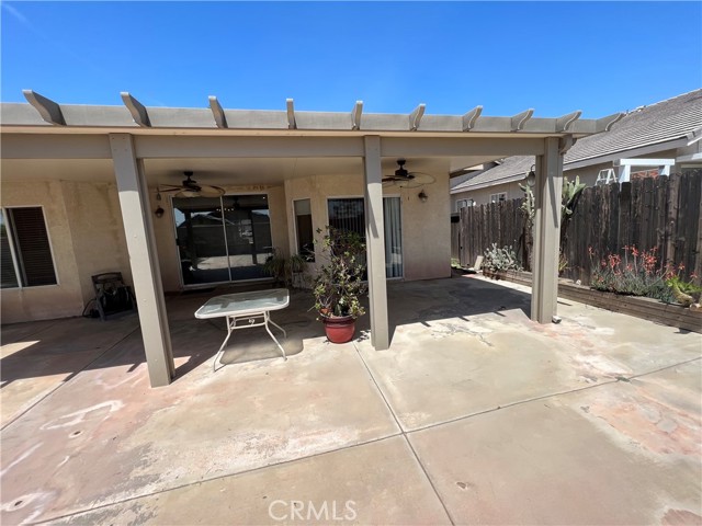 Covered patio