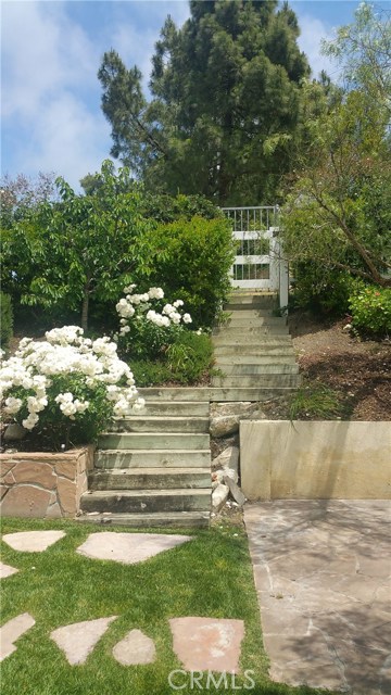 Private gate to Highridge Park