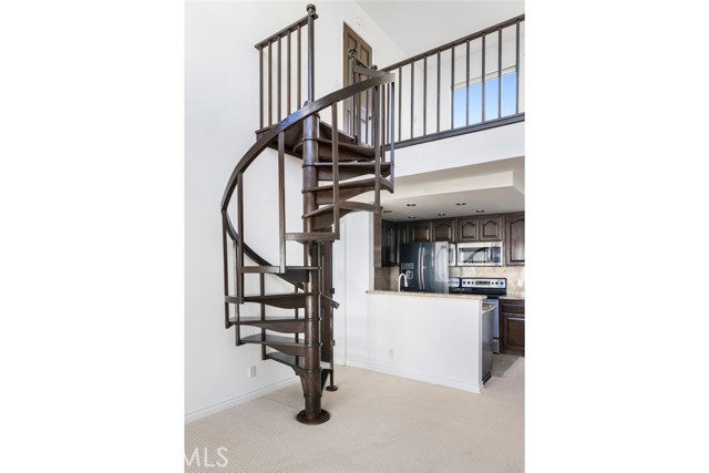 Custom Spiral Staircase to Loft Bedroom