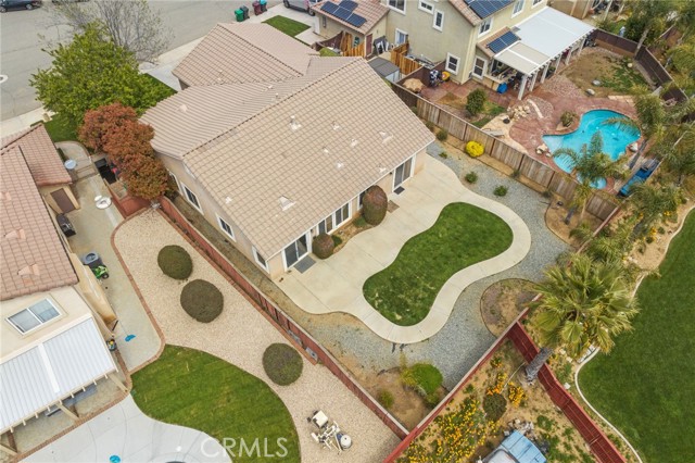 Drone view of the property located within minutes to the freeway and new shopping center