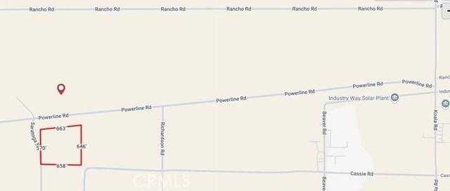 Detail Gallery Image 2 of 6 For 0 Cassia 13.37-Acres Rd, Adelanto,  CA 92301 - – Beds | – Baths