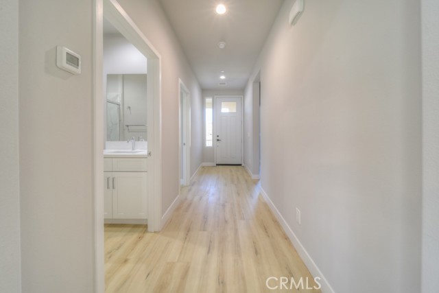 Hallway looking towards front door