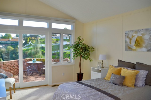 Comfortable sitting area off the master suite - takes in the eastern, morning light and peaceful canyon views.