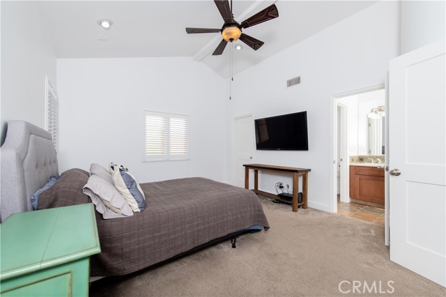 Primary Bedroom with walk-in closet.