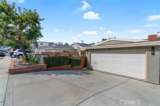 Driveway w/Two-Car Garage