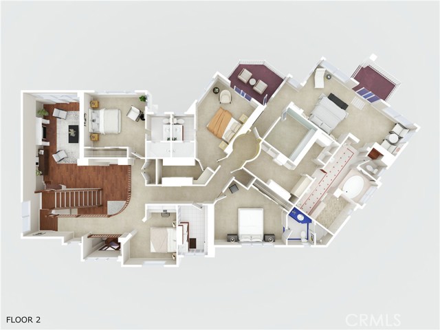 2nd floor 3D layout