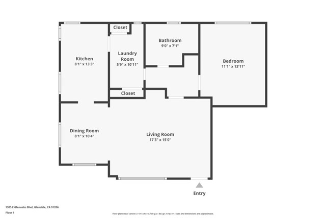 Detail Gallery Image 27 of 27 For 1305 E Glenoaks Bld #D,  Glendale,  CA 91206 - 1 Beds | 1 Baths