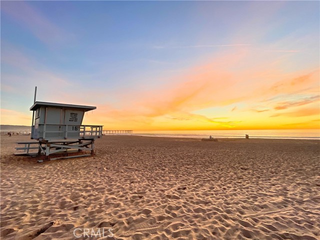 Winter sunsets at the beach