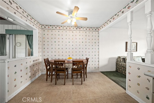 large dining nook