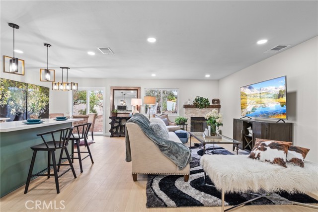 Kitchen and Living Room