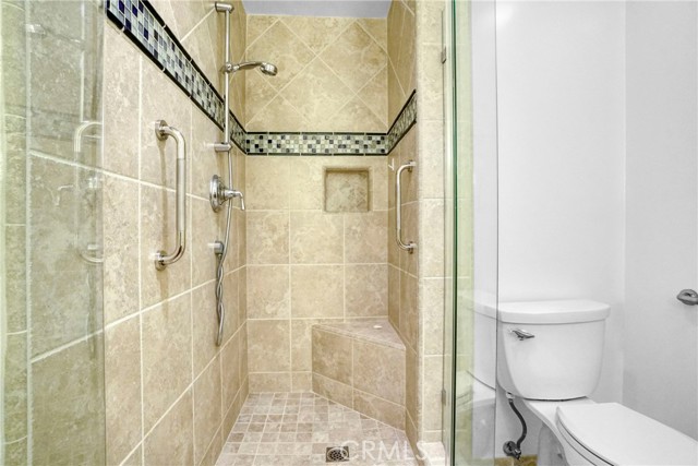 Updated Shower with seat.