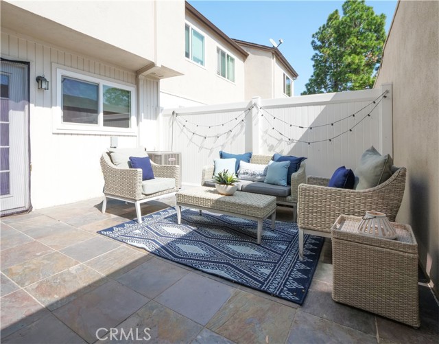 Patio off of kitchen