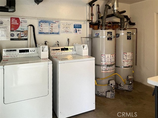 Laundry facility on site. Appliances are owned and operated by an outside vender.