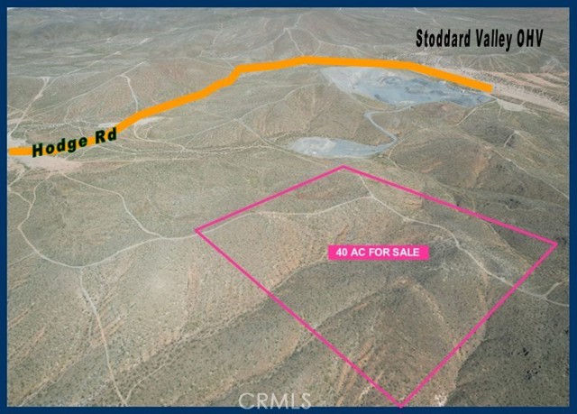 Detail Gallery Image 1 of 4 For 40 Ac S Hodge Rd, Barstow,  CA 92311 - – Beds | – Baths