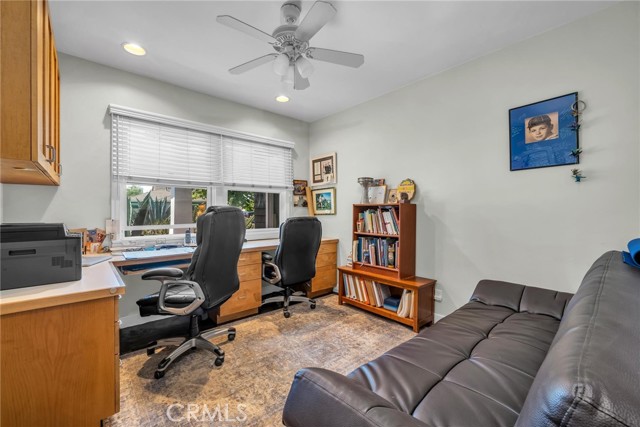 Bedroom 1 currently used as office