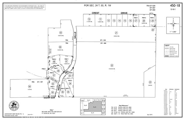 Detail Gallery Image 2 of 32 For 0 Vista Del Valle, Hemet,  CA 92544 - – Beds | – Baths