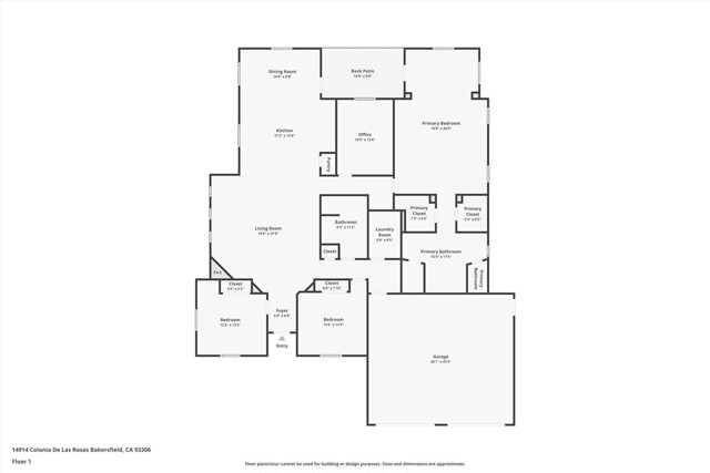 Detail Gallery Image 35 of 35 For 14914 Colonia De Las Rosas, Bakersfield,  CA 93306 - 3 Beds | 2 Baths