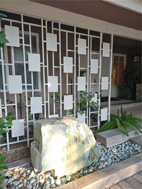 Fountain at entry