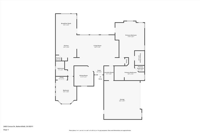 Detail Gallery Image 51 of 51 For 2403 Crocus Dr, Bakersfield,  CA 93311 - 3 Beds | 2 Baths