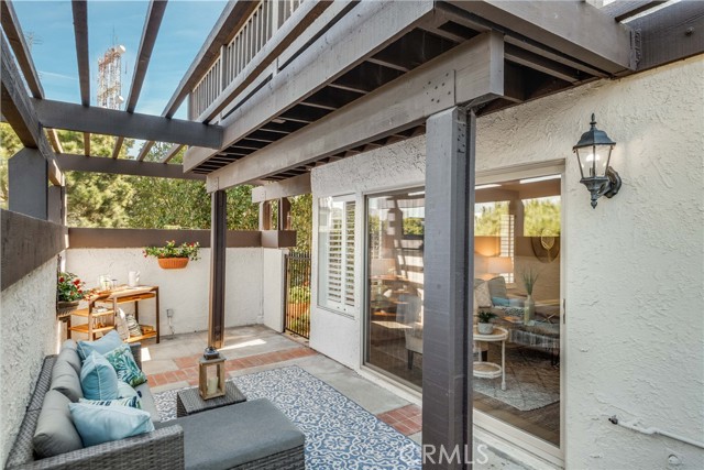 Large private gated patio off family room and kitchen Large private gated patio off family room and kitchen