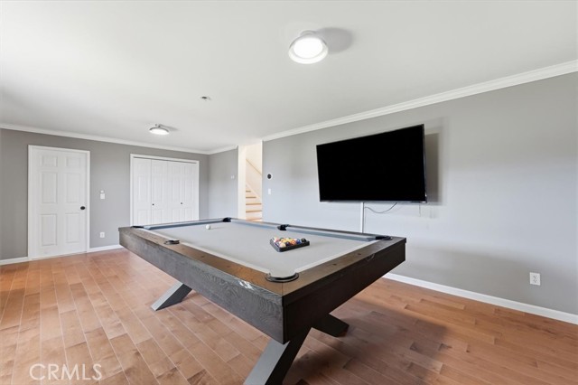 Downstairs game room