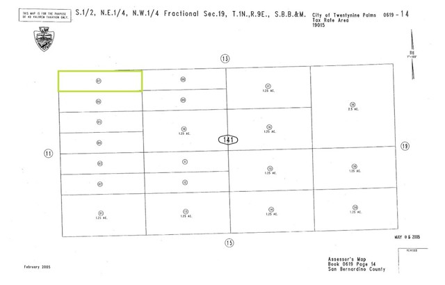 Detail Gallery Image 1 of 4 For 61914107 (East of) Morongo Rd, Twentynine Palms,  CA 92277 - – Beds | – Baths