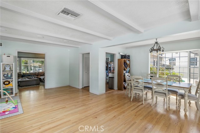 Bonus room and dining room