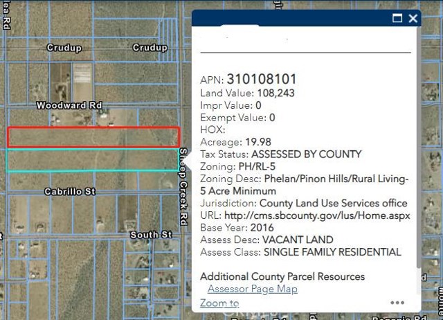 0 Sheep Creek Road, Adelanto, California 92301, ,Land,For Sale,0 Sheep Creek Road,CRAR20202058