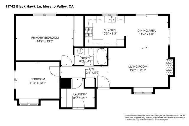 Detail Gallery Image 17 of 17 For 11742 Black Hawk Ln, Moreno Valley,  CA 92557 - 2 Beds | 1 Baths