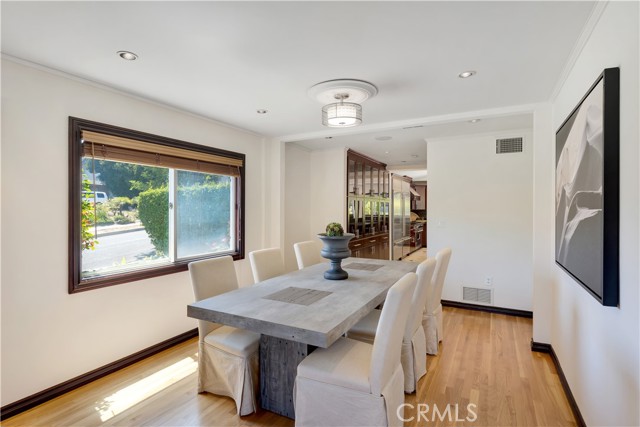Formal dining area.