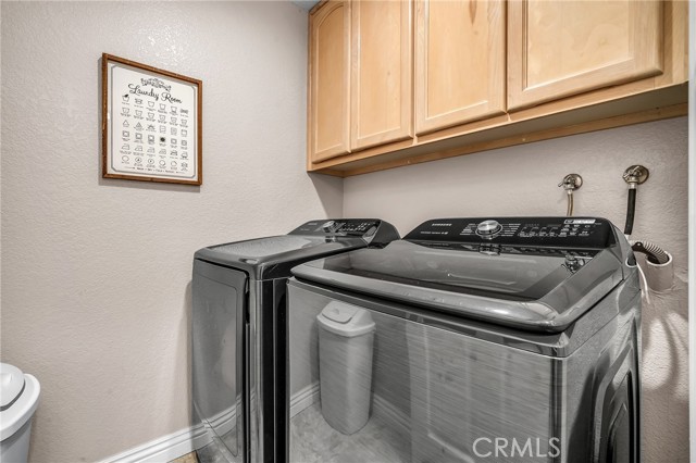 laundry room on lower level