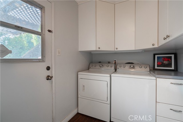 Laundry Room with backyard access