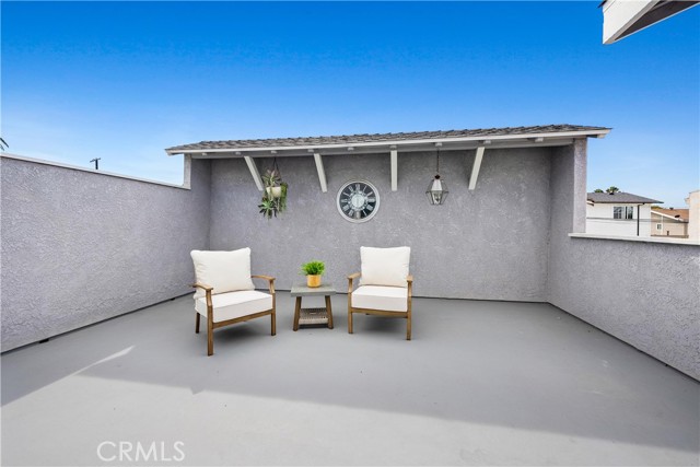 Private patio
