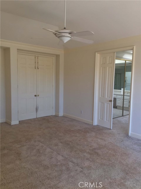 Master bedroom leading to master bath, high ceilings Master bedroom leading to master bath, high ceilings